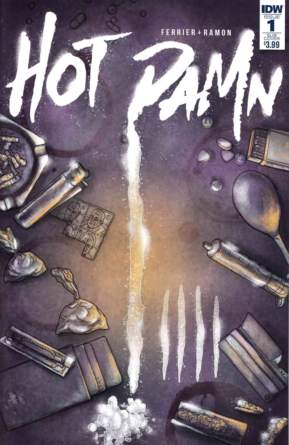 Hot Damn #1 Subscription Cover [IDW Comic] THUMBNAIL