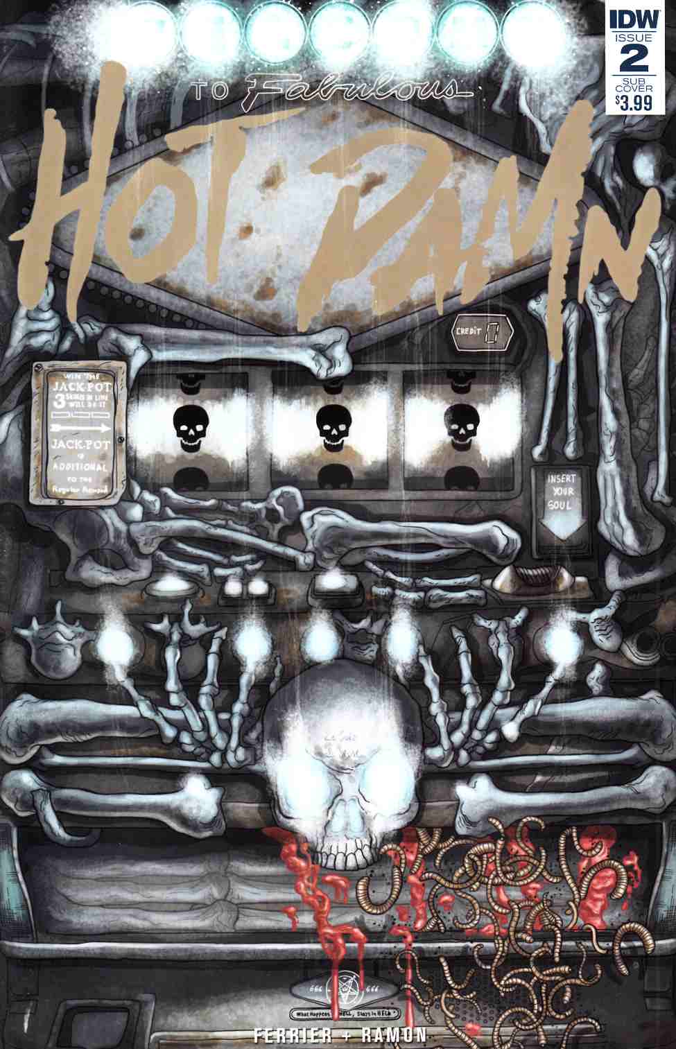 Hot Damn #2 Subscription Cover [IDW Comic] THUMBNAIL