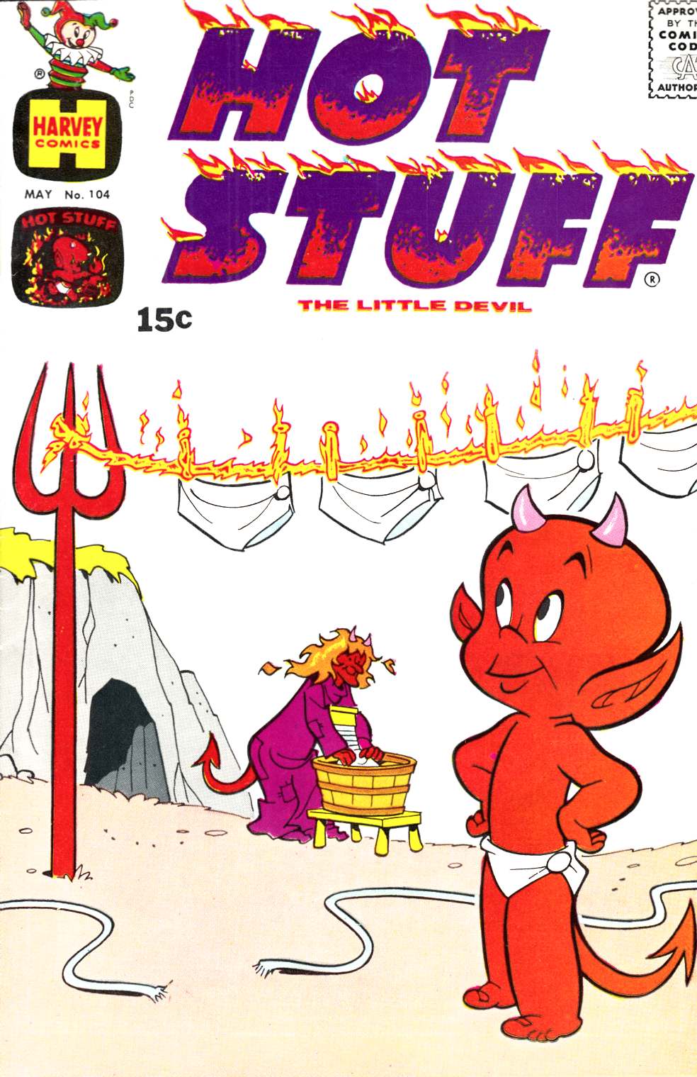 Hot Stuff #104 Fine Plus (6.5) [Harvey Comic] LARGE