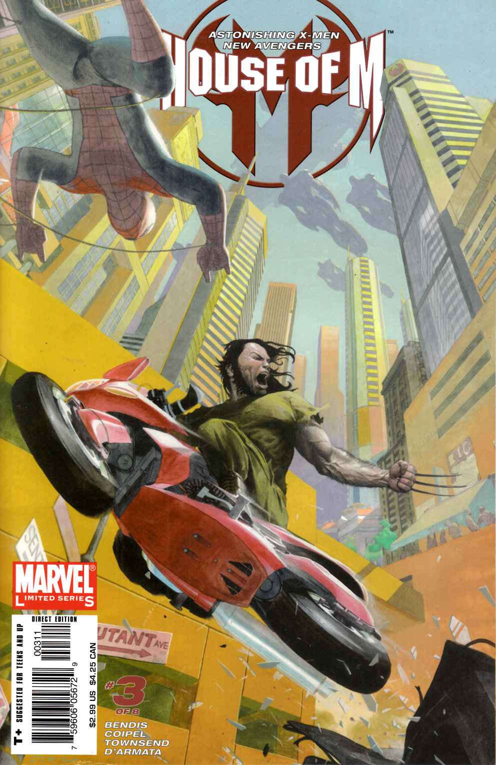 House of M #3 Near Mint (9.4) [Marvel Comic] THUMBNAIL