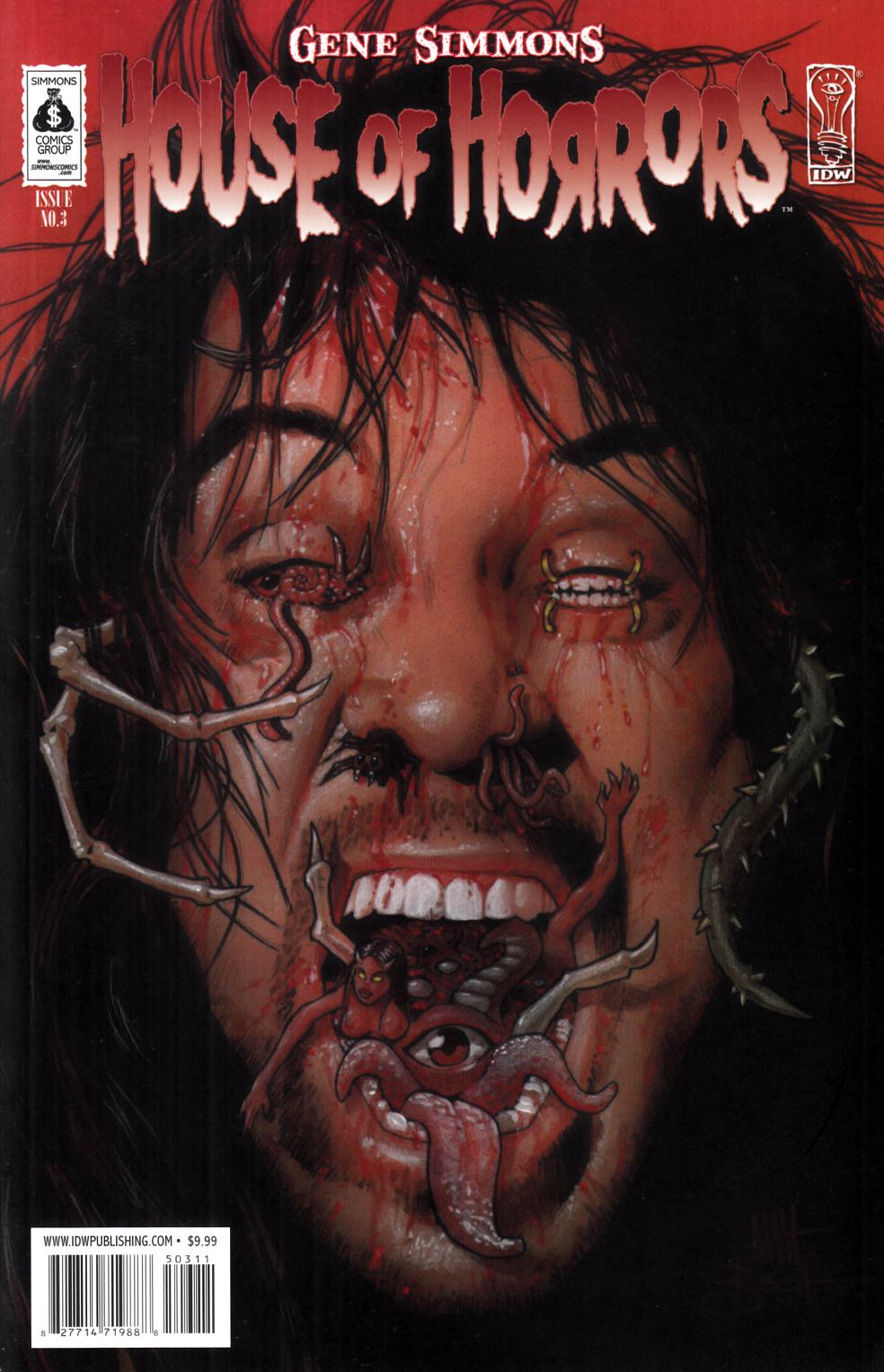 Gene Simmons House of Horrors #3 Near Mint (9.4) [IDW Comic] LARGE
