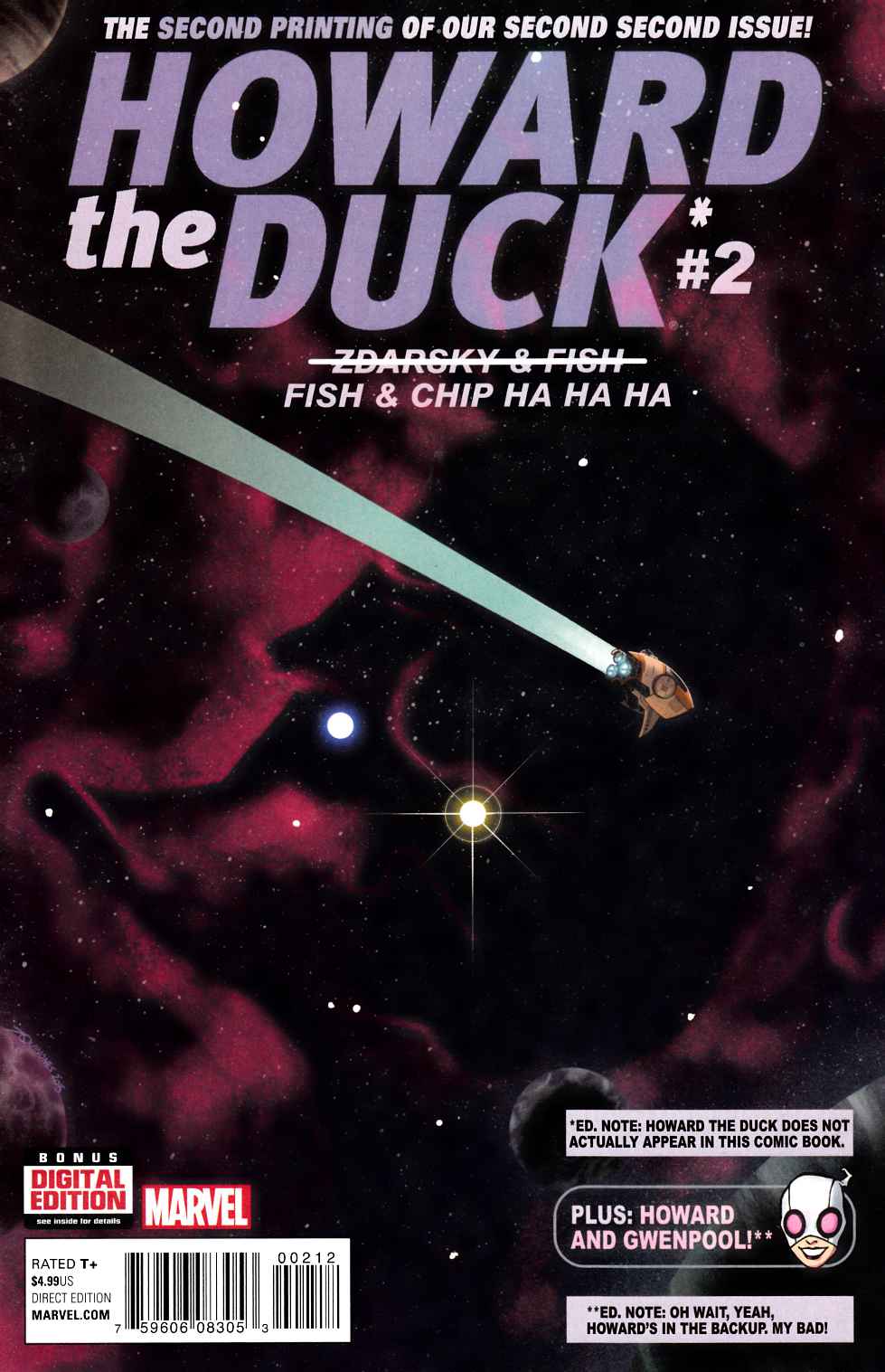 Howard the Duck #2 Second Printing [Marvel Comic] THUMBNAIL