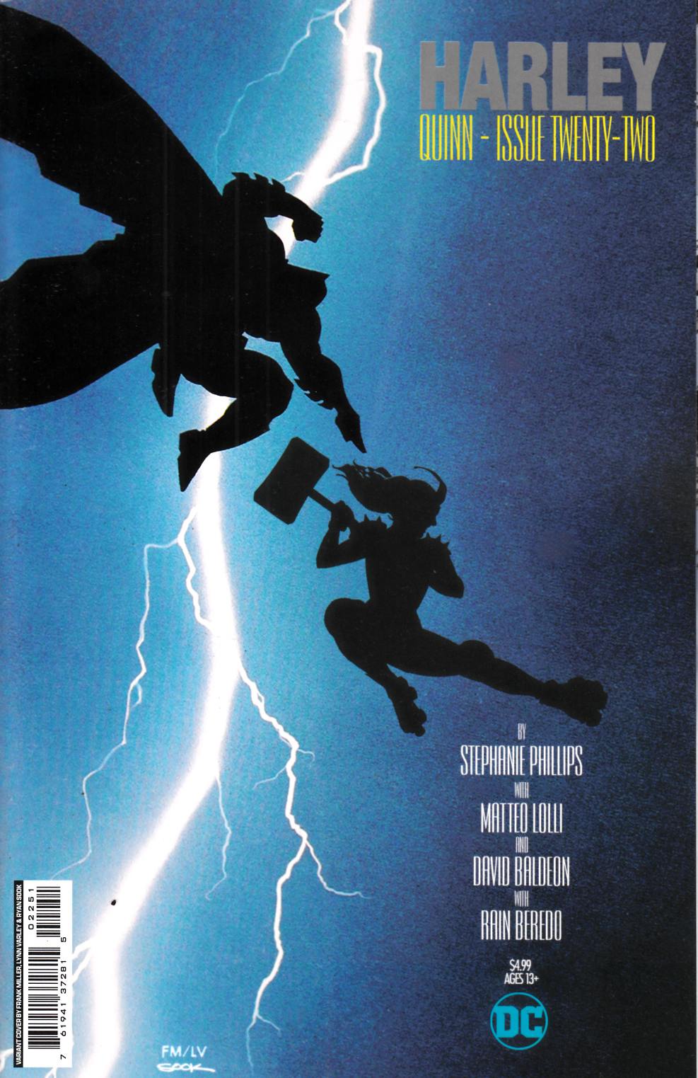 Harley Quinn #22 Sook Variant Cover Near Mint (9.4) [DC Comic] THUMBNAIL