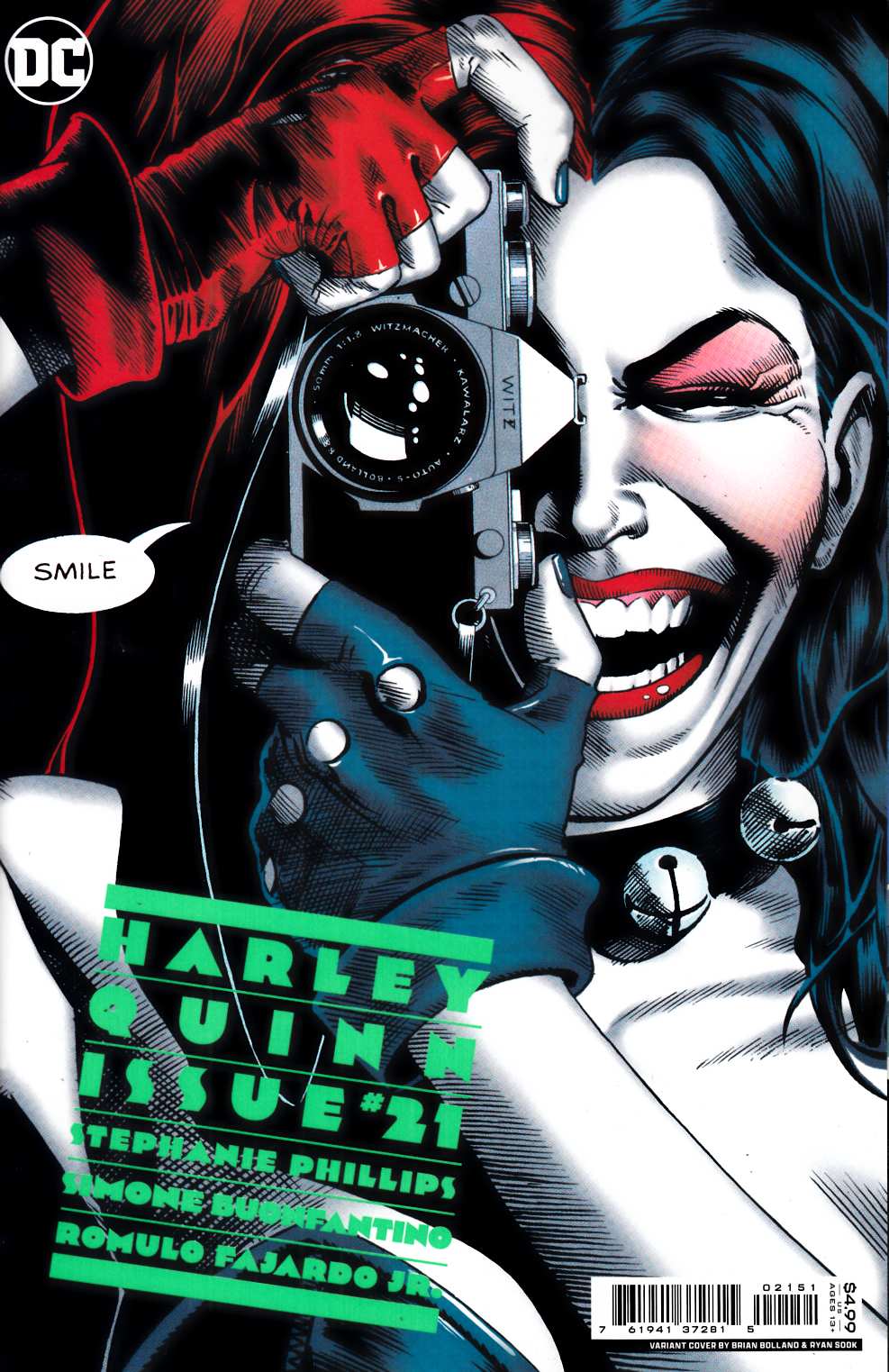 Harley Quinn #21 Sook Variant Cover Near Mint (9.4) [DC Comic] LARGE