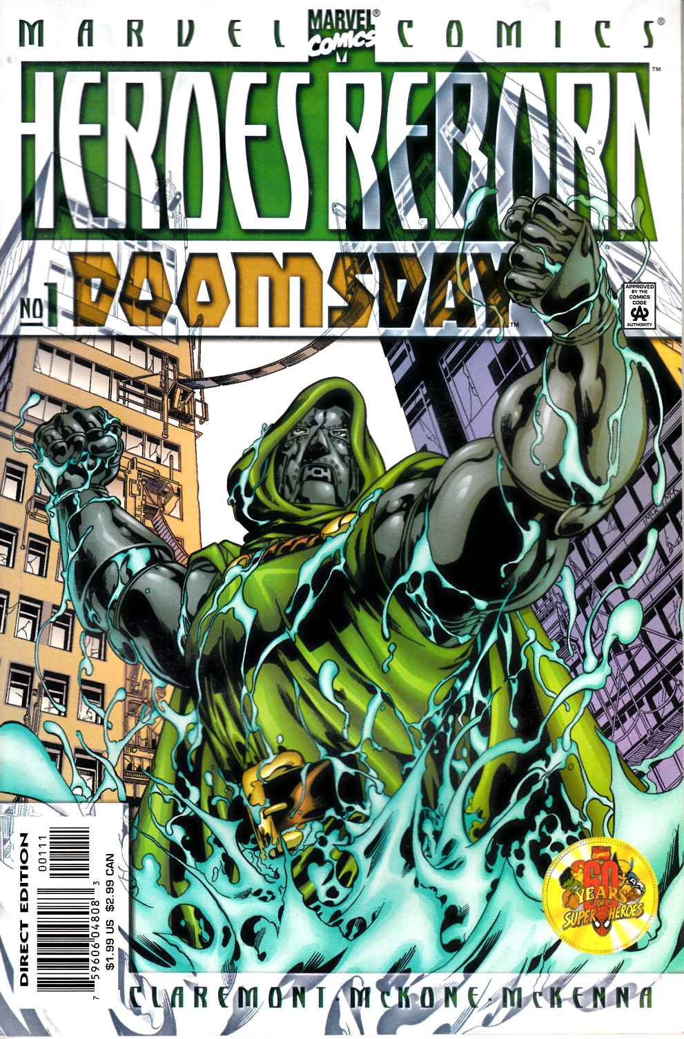 Heroes Reborn Doomsday #1 Very Fine (8.0) [Marvel Comic] THUMBNAIL