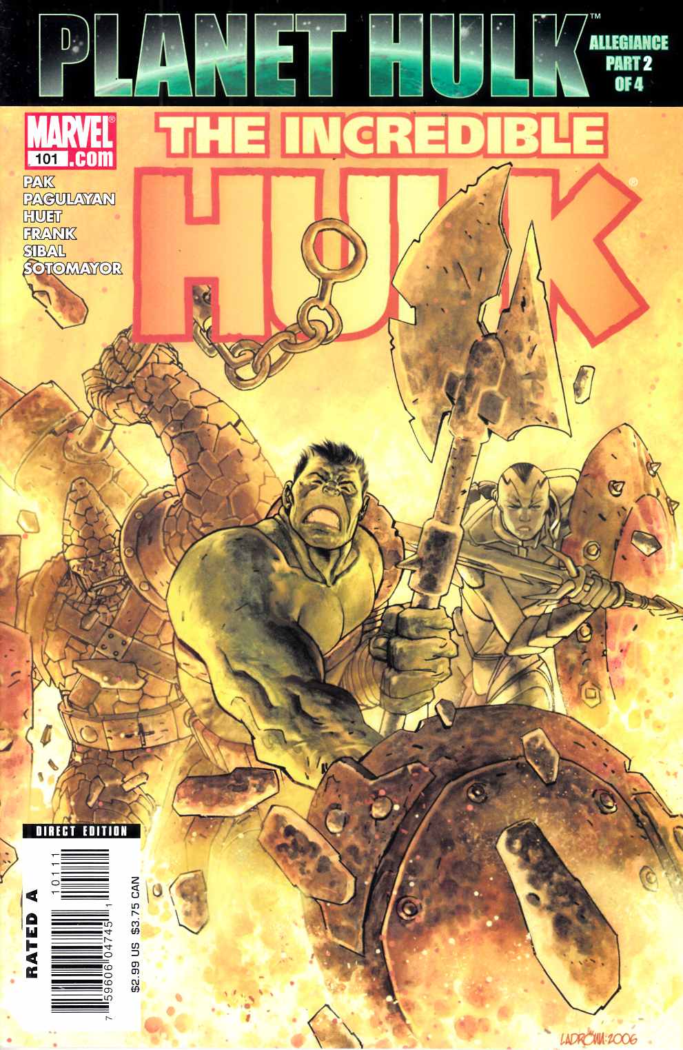 Incredible Hulk #101 Fine (6.0) [Marvel Comic] THUMBNAIL