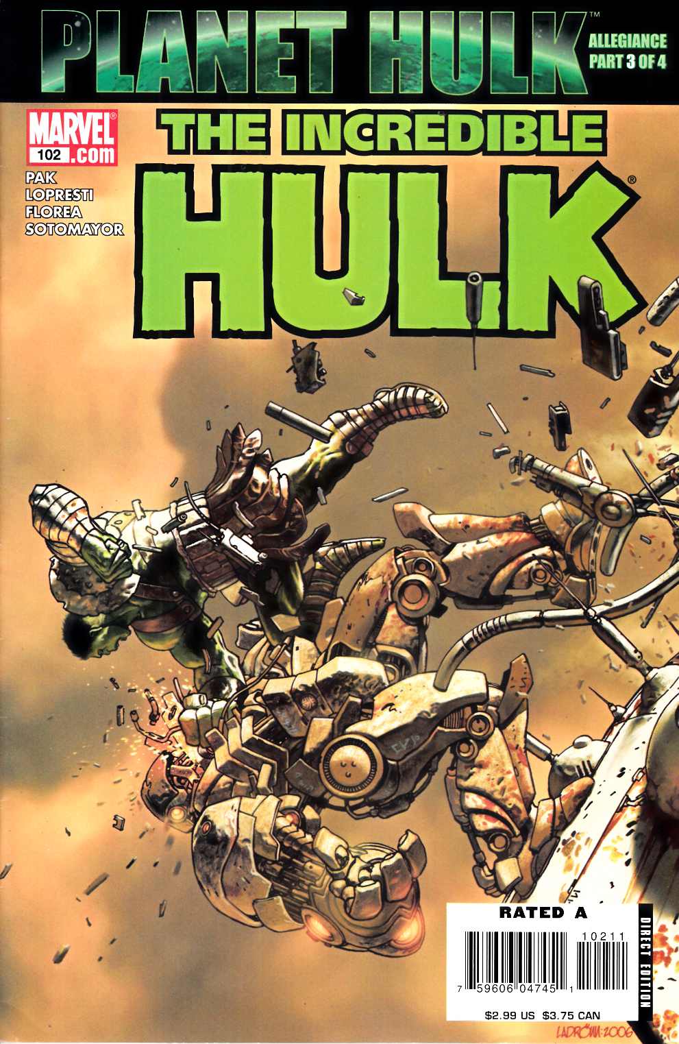 Incredible Hulk #102 Fine (6.0) [Marvel Comic] THUMBNAIL