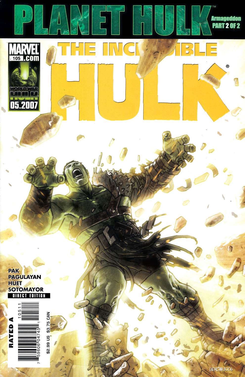 Incredible Hulk #105 Fine (6.0) [Marvel Comic] THUMBNAIL