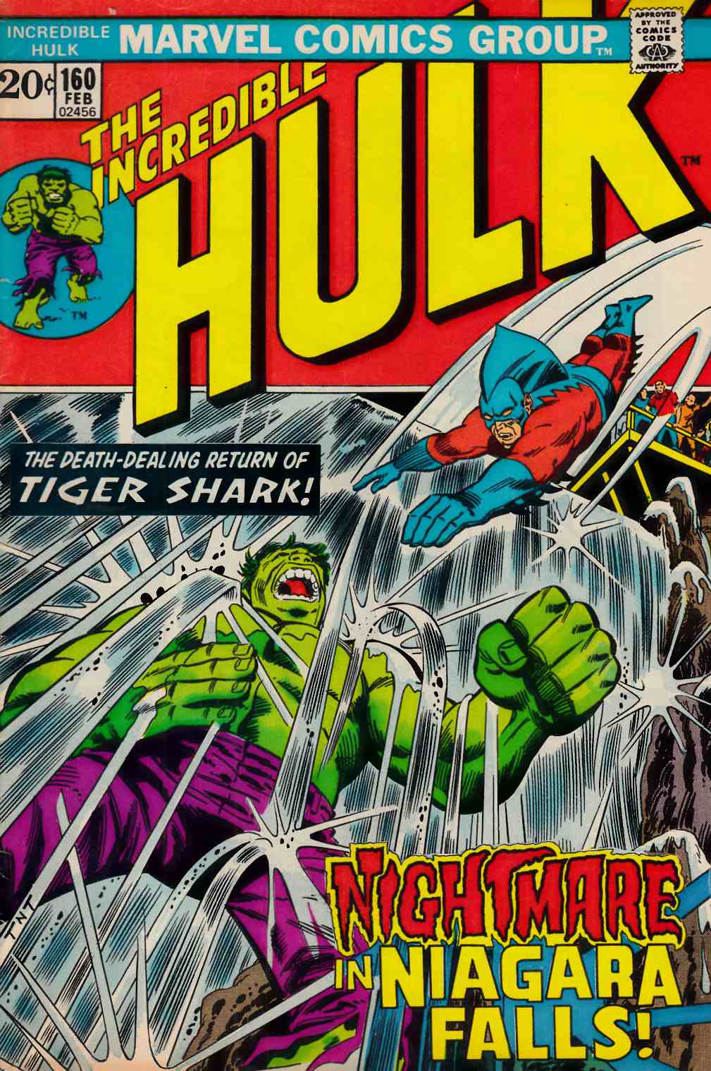 Incredible Hulk #160 Fine/Very Fine (7.0) [Marvel Comic] LARGE