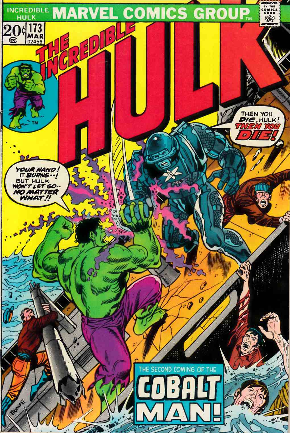 Incredible Hulk #173 Fine Plus (6.5) [Marvel Comic] LARGE