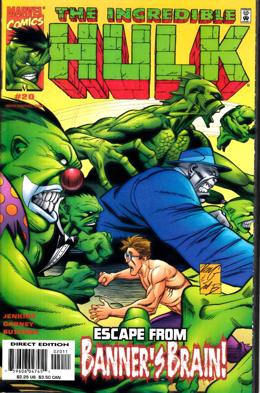 Incredible Hulk #20 Near Mint (9.4) [Marvel Comic] LARGE