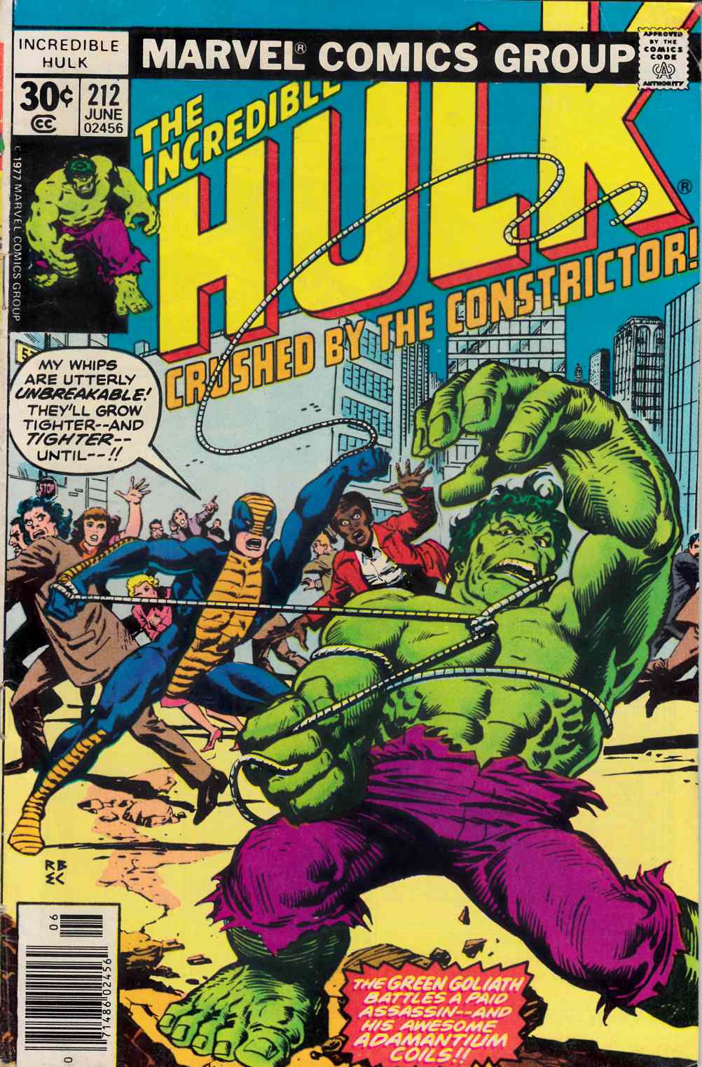 Incredible Hulk #212 Fine Minus (5.5) [Marvel Comic] LARGE