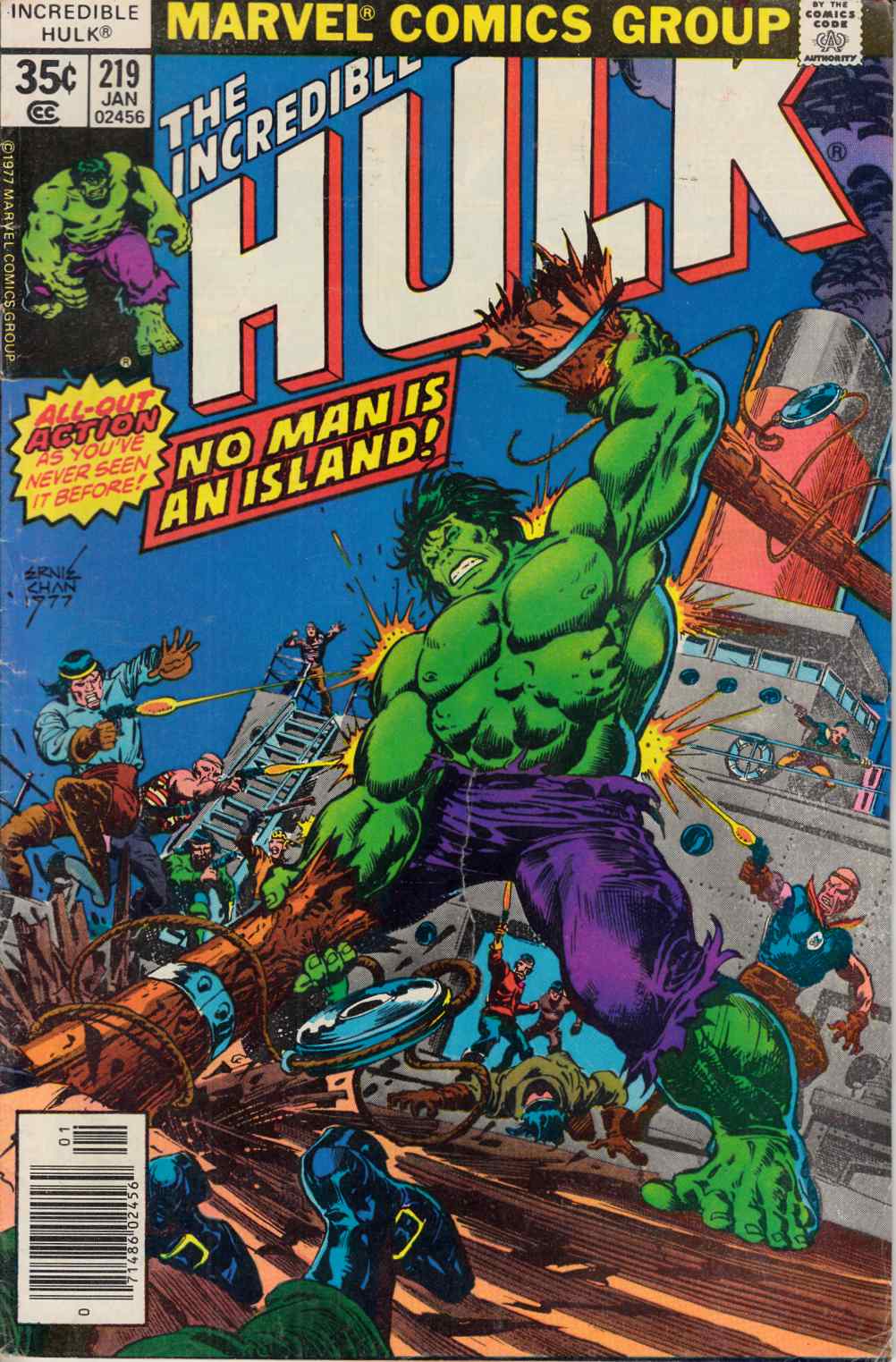 Incredible Hulk #219 Very Good/Fine (5.0) [Marvel Comic] THUMBNAIL