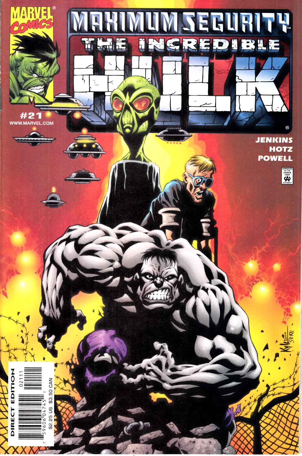Incredible Hulk #21 Near Mint (9.4) [Marvel Comic] LARGE