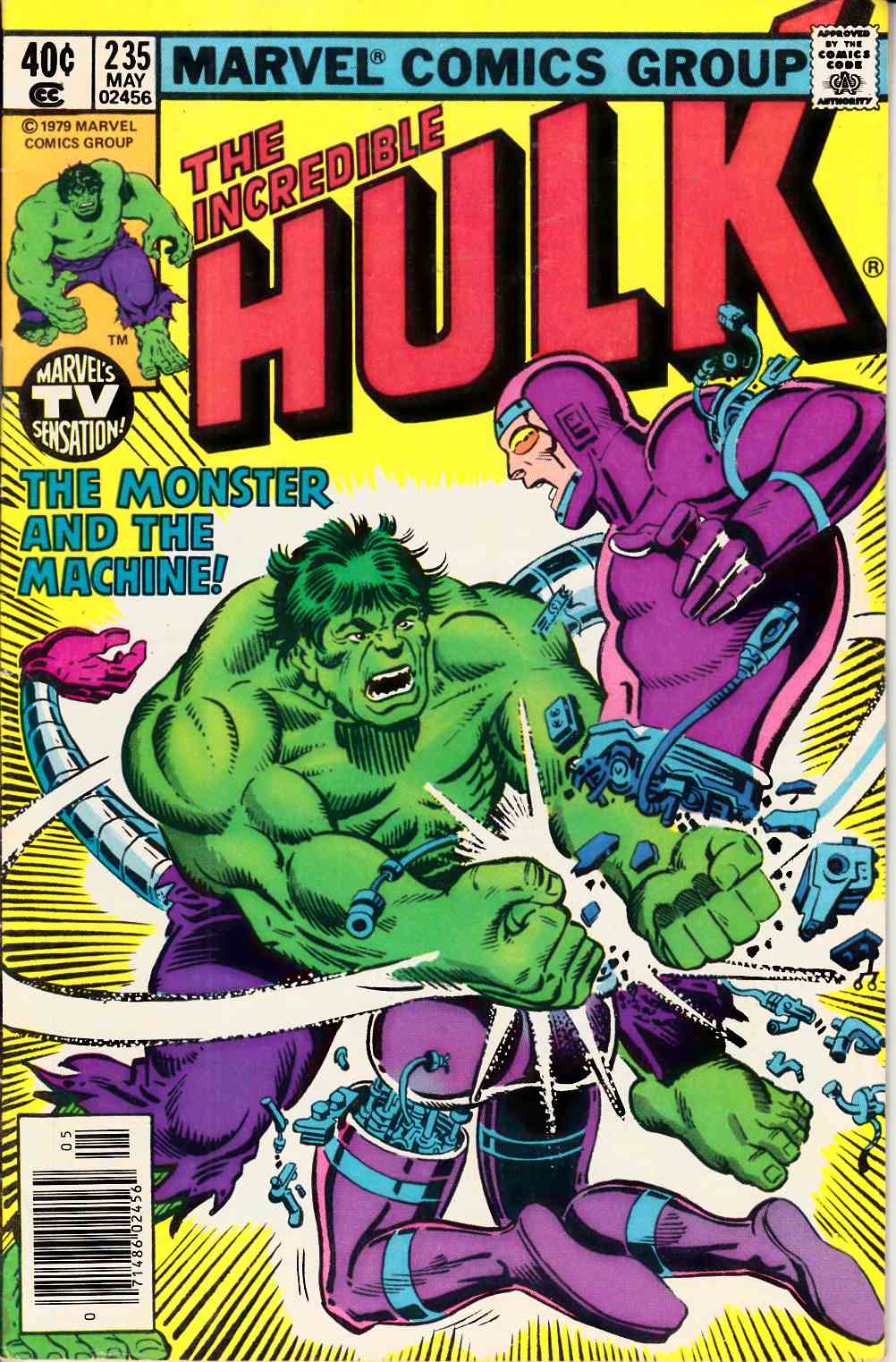 Incredible Hulk #235 Newsstand Edition Fine Plus (6.5) [Marvel Comic] THUMBNAIL