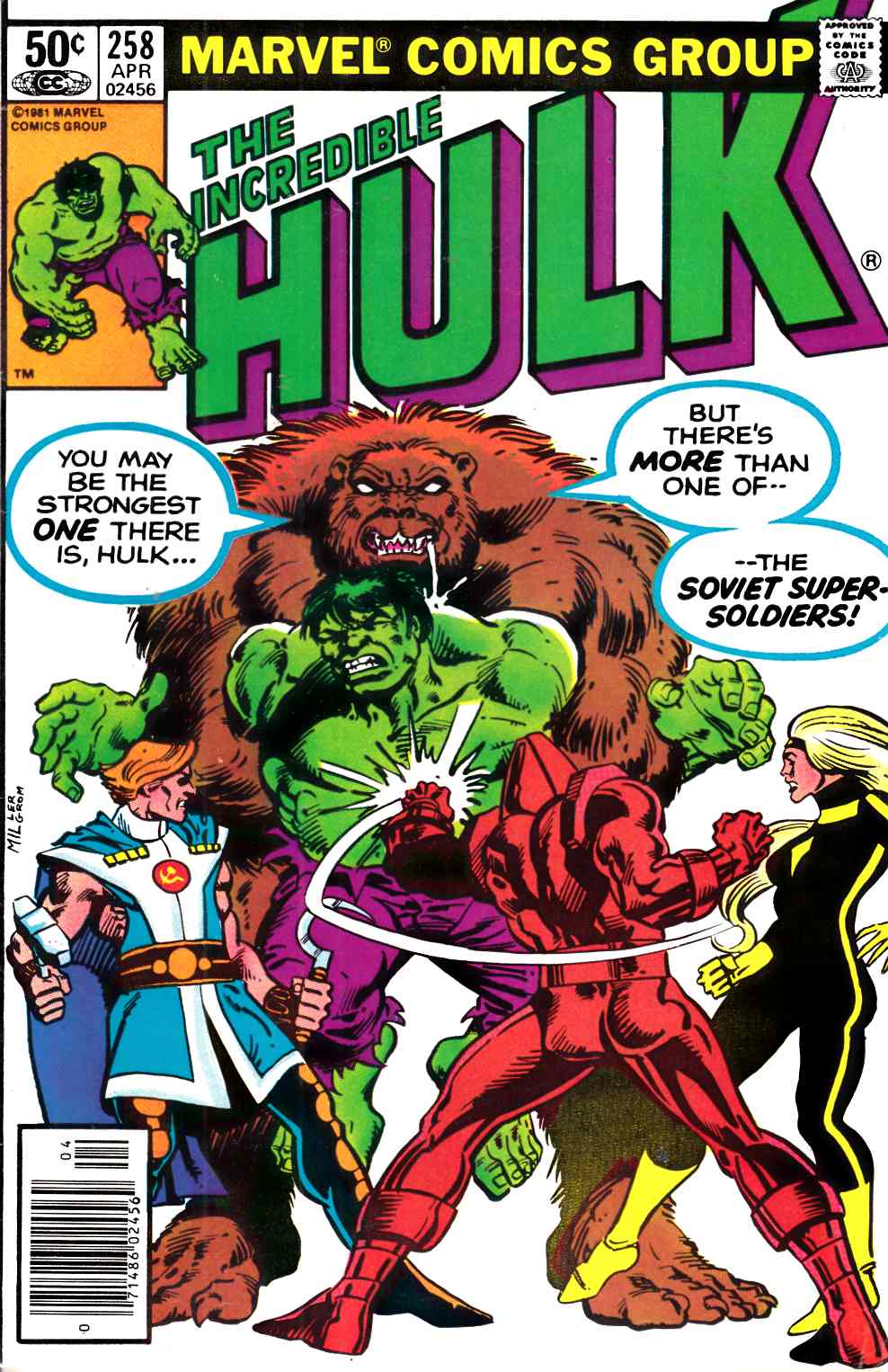 Incredible Hulk #258 Newsstand Edition Very Fine/Near Mint (9.0) [Marvel Comic] THUMBNAIL