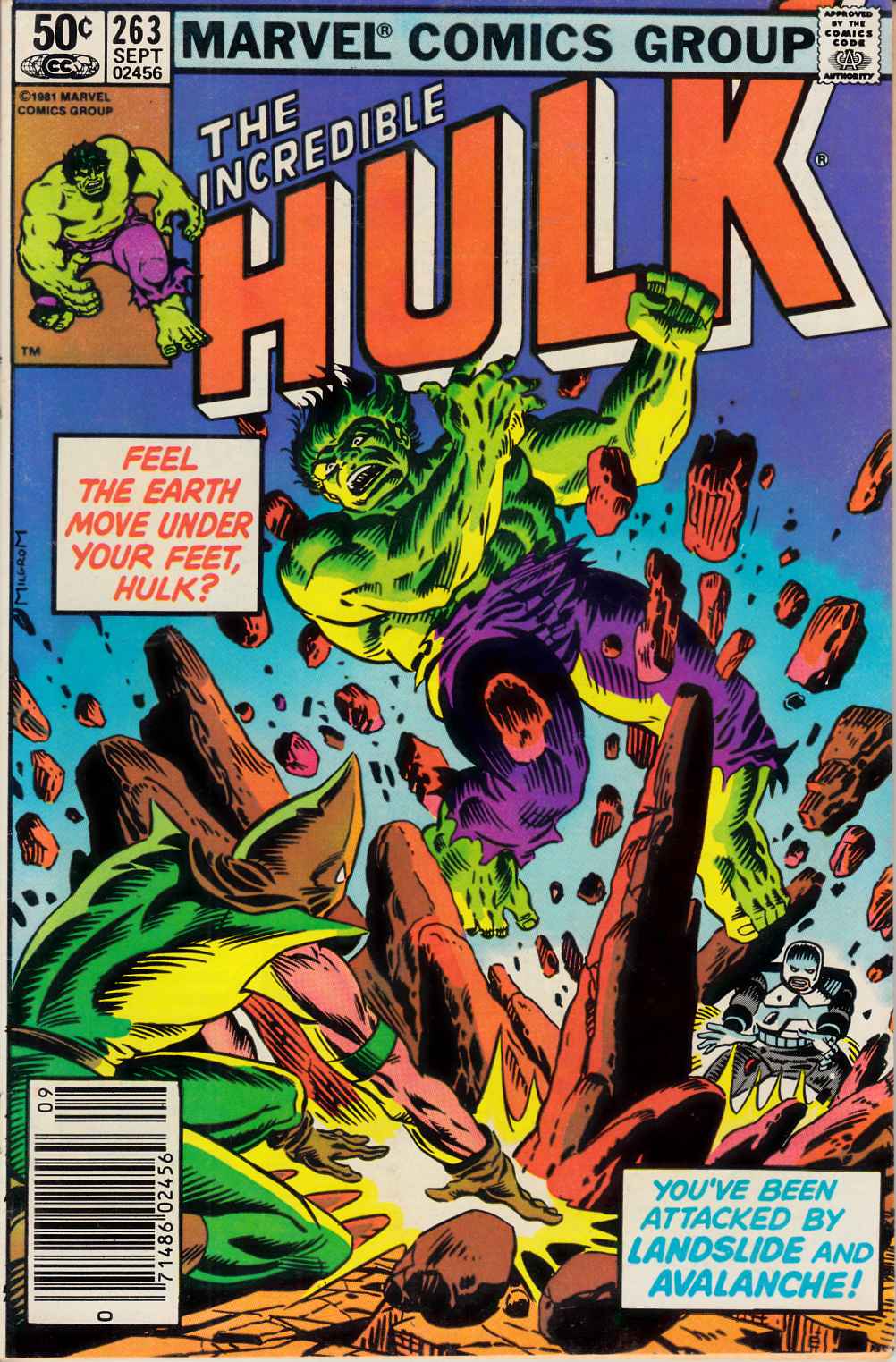 Incredible Hulk #263 Newsstand Edition Very Fine Minus (7.5) [Marvel Comic] THUMBNAIL