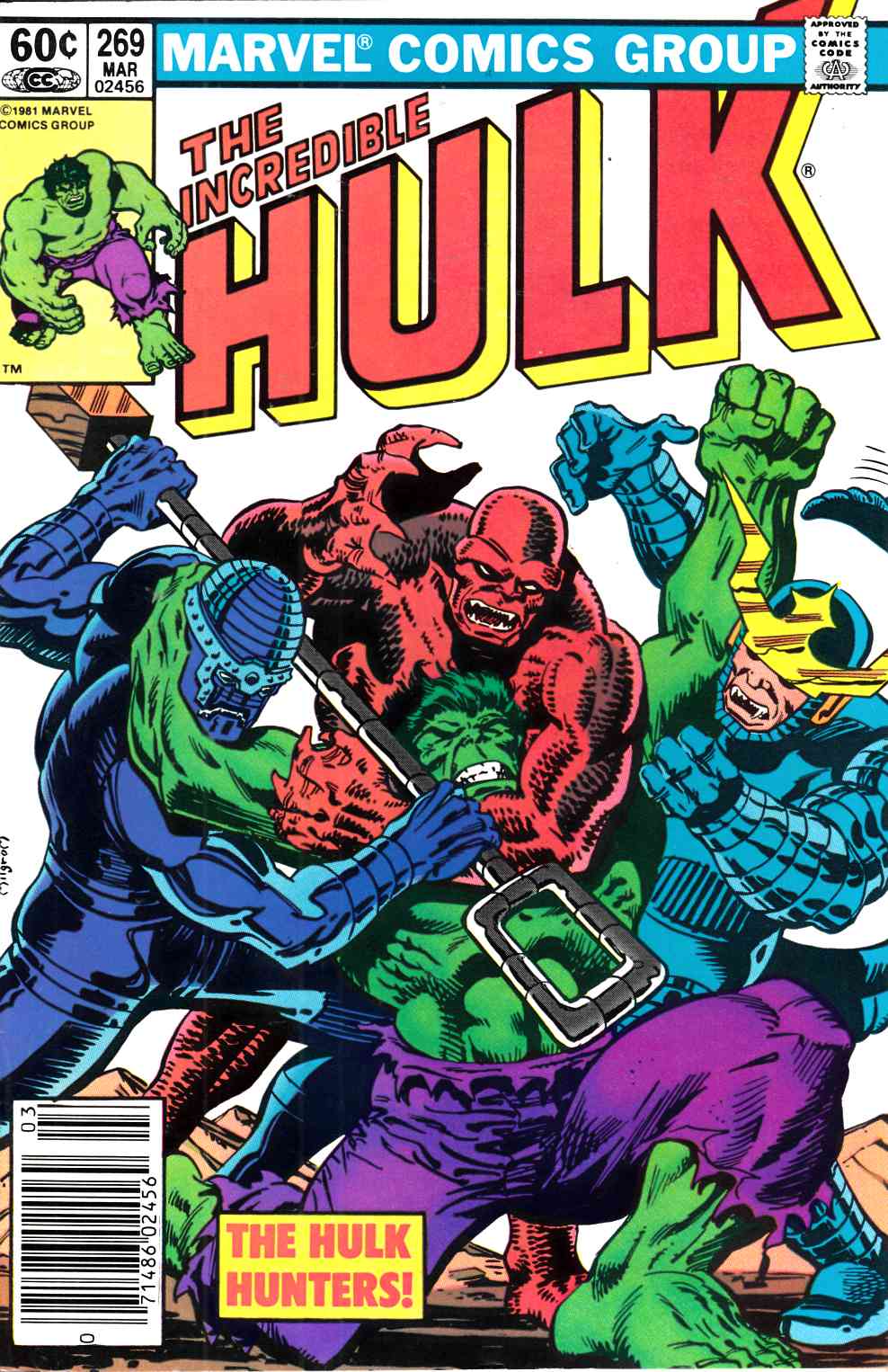 Incredible Hulk #269 Newsstand Edition Very Fine (8.0) [Marvel Comic] MAIN