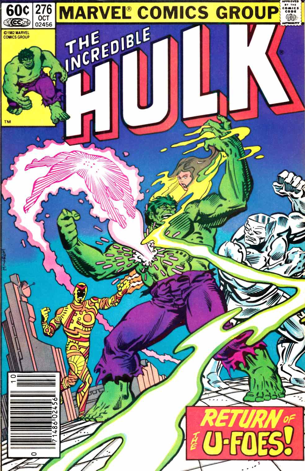 Incredible Hulk #276 Newsstand Edition Fine (6.0) [Marvel Comic] THUMBNAIL