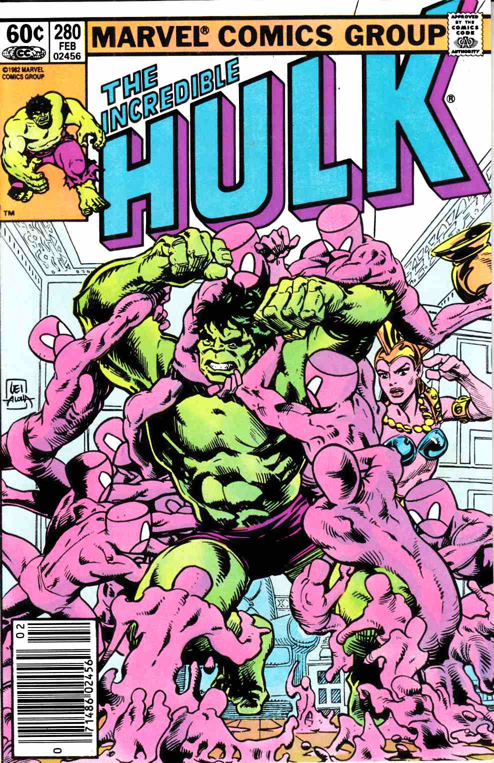 Incredible Hulk #280 Newsstand Edition Very Fine Minus (7.5) [Marvel Comic] THUMBNAIL