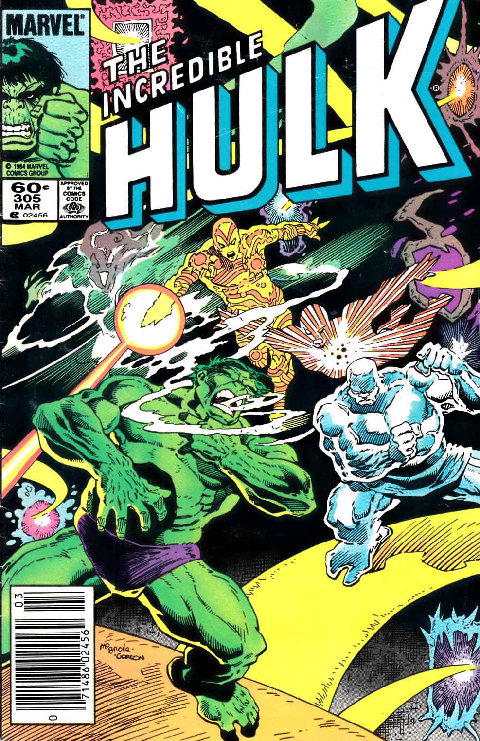 Incredible Hulk #305 Newsstand Edition Very Good Plus (4.5) [Marvel Comic] THUMBNAIL