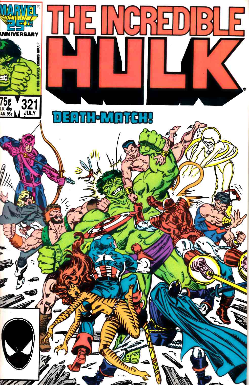 Incredible Hulk #321 Very Fine (8.0) [Marvel Comic] THUMBNAIL