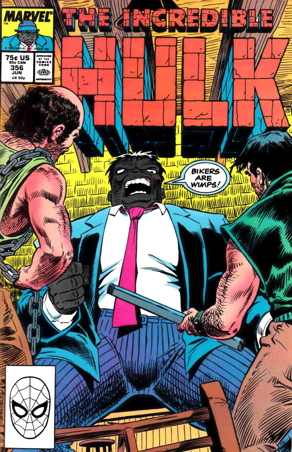 Incredible Hulk #356 Very Fine (8.0) [Marvel Comic] THUMBNAIL