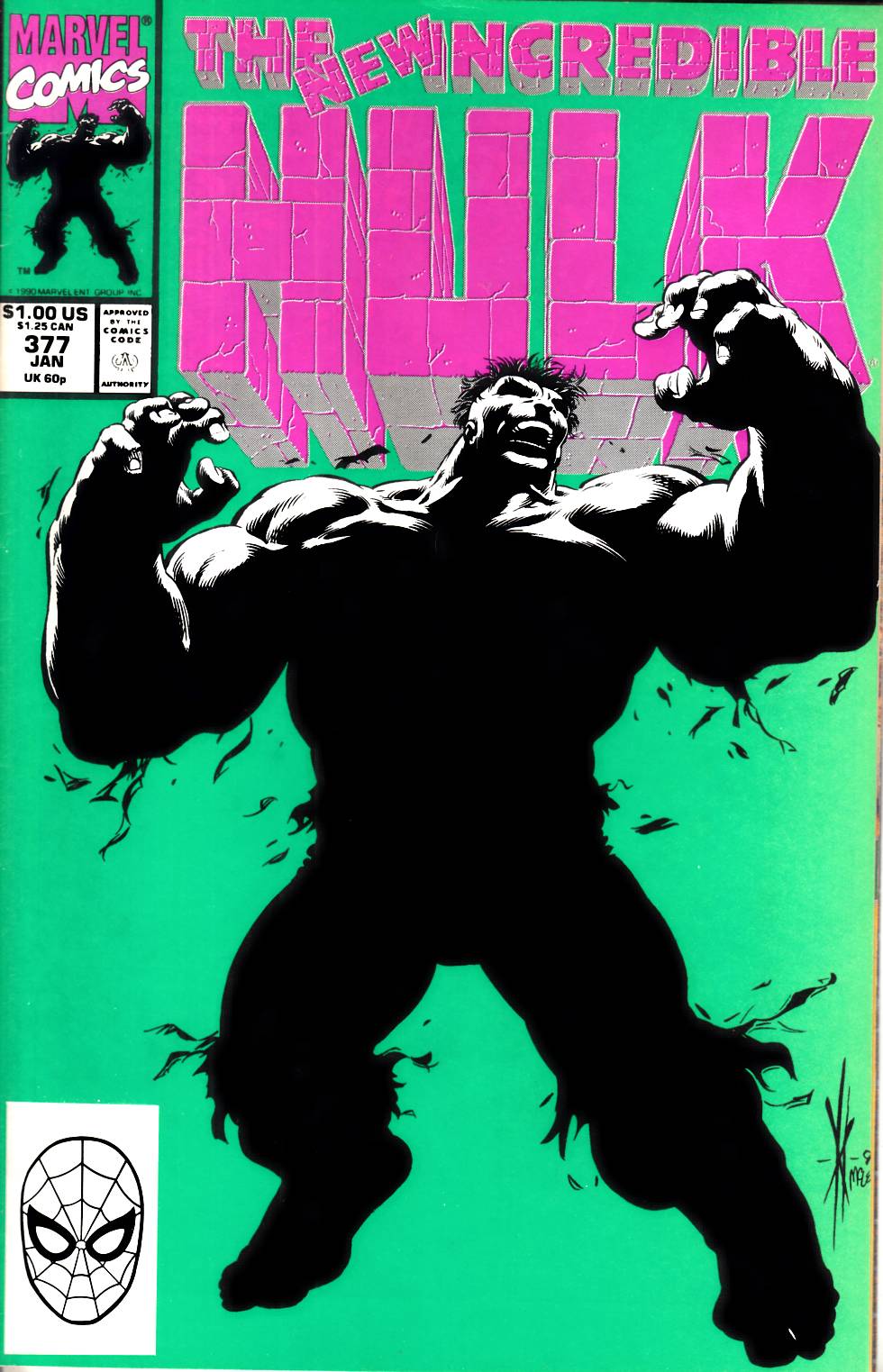 Incredible Hulk #377 Near Mint (9.4) [Marvel Comic] LARGE