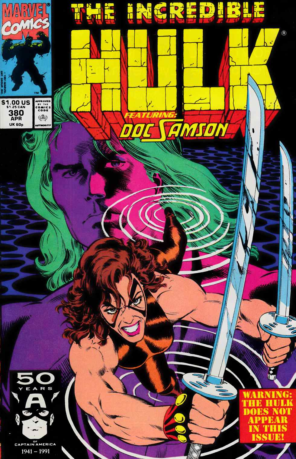 Incredible Hulk #380 Very Fine (8.0) [Marvel Comic] LARGE