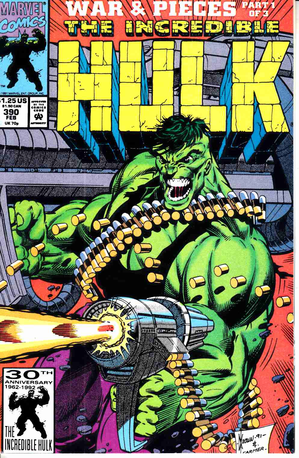 Incredible Hulk #390 Very Fine (8.0) [Marvel Comic] LARGE
