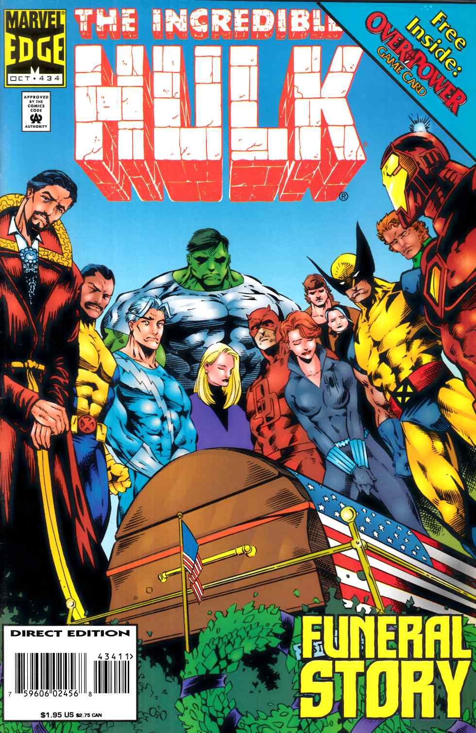Incredible Hulk #434 Very Fine (8.0) [Marvel Comic] LARGE