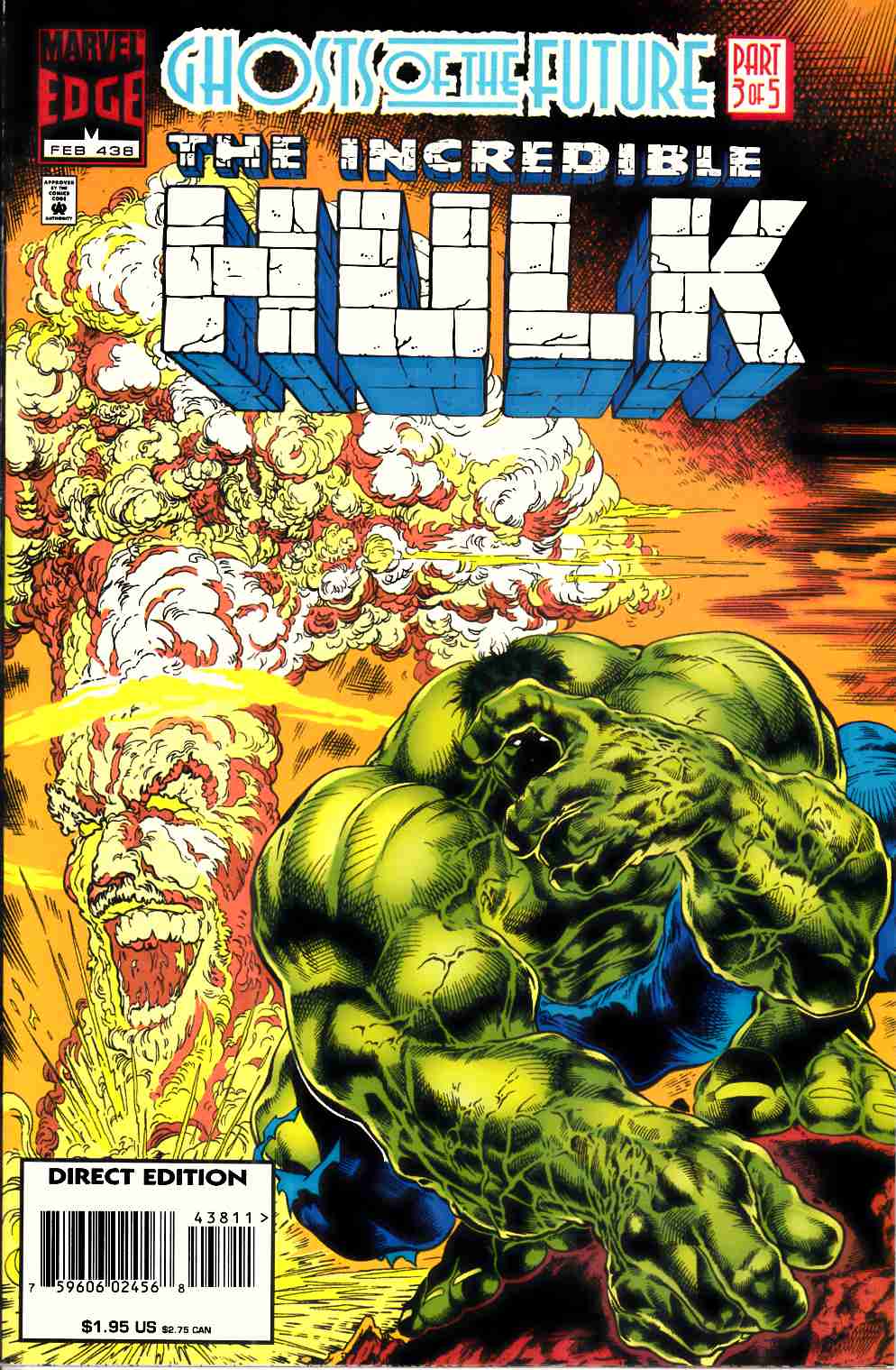 Incredible Hulk #438 Very Fine (8.0) [Marvel Comic] LARGE