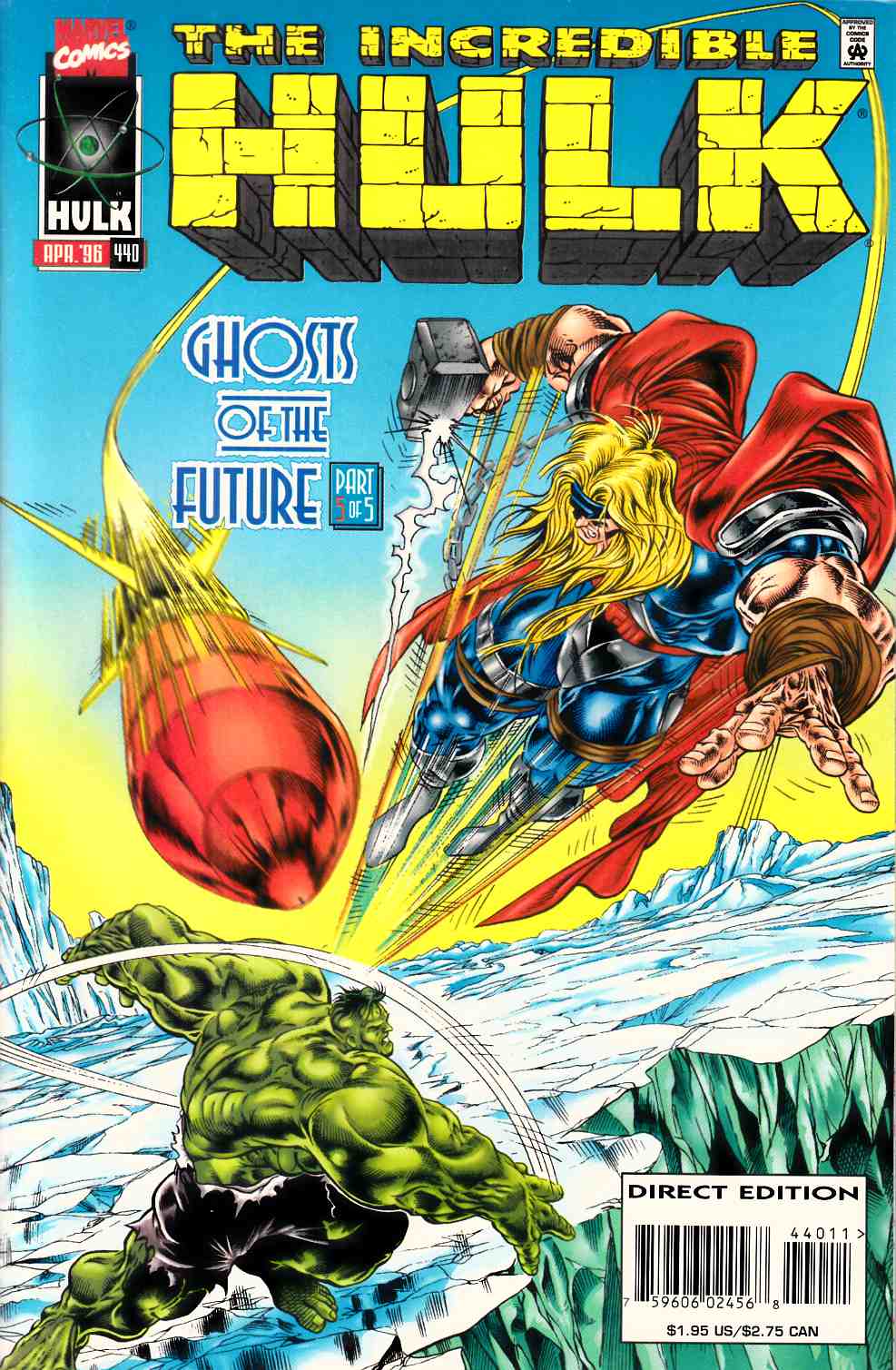 Incredible Hulk #440 Near Mint (9.4) [Marvel Comic] LARGE