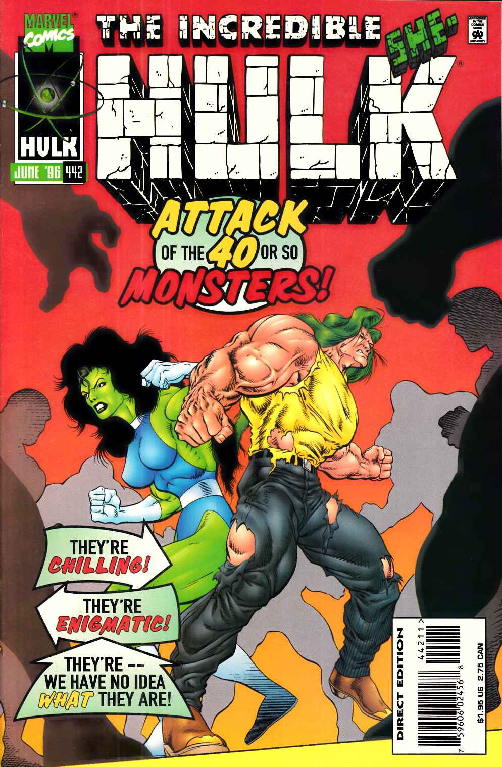 Incredible Hulk #442 Near Mint (9.4) [Marvel Comic] LARGE