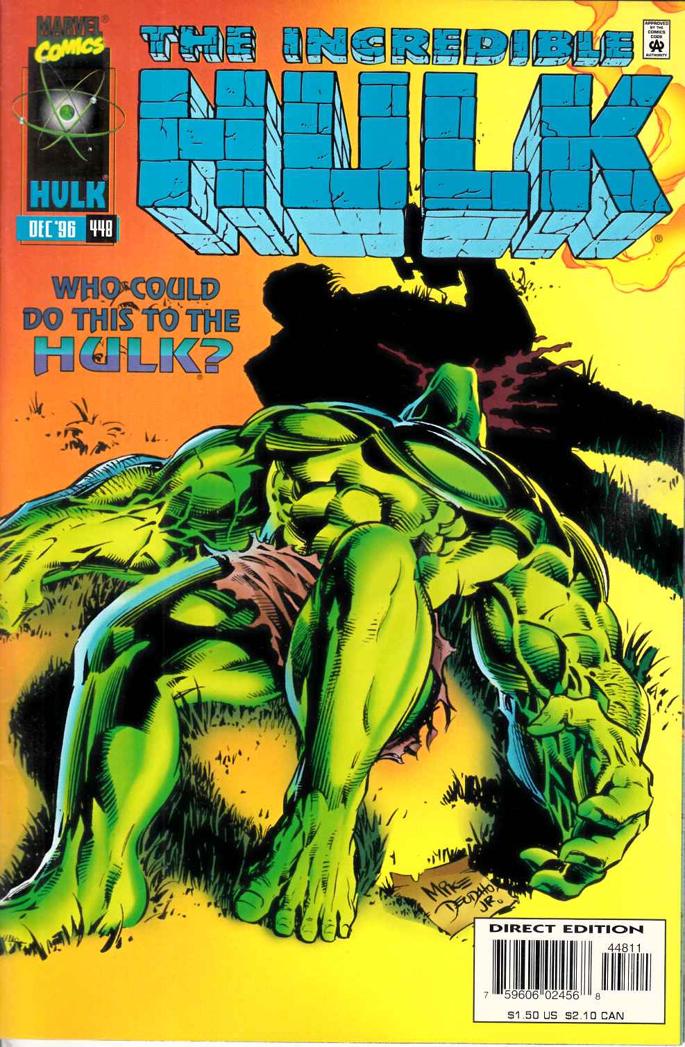 Incredible Hulk #448 Very Fine (8.0) [Marvel Comic] THUMBNAIL