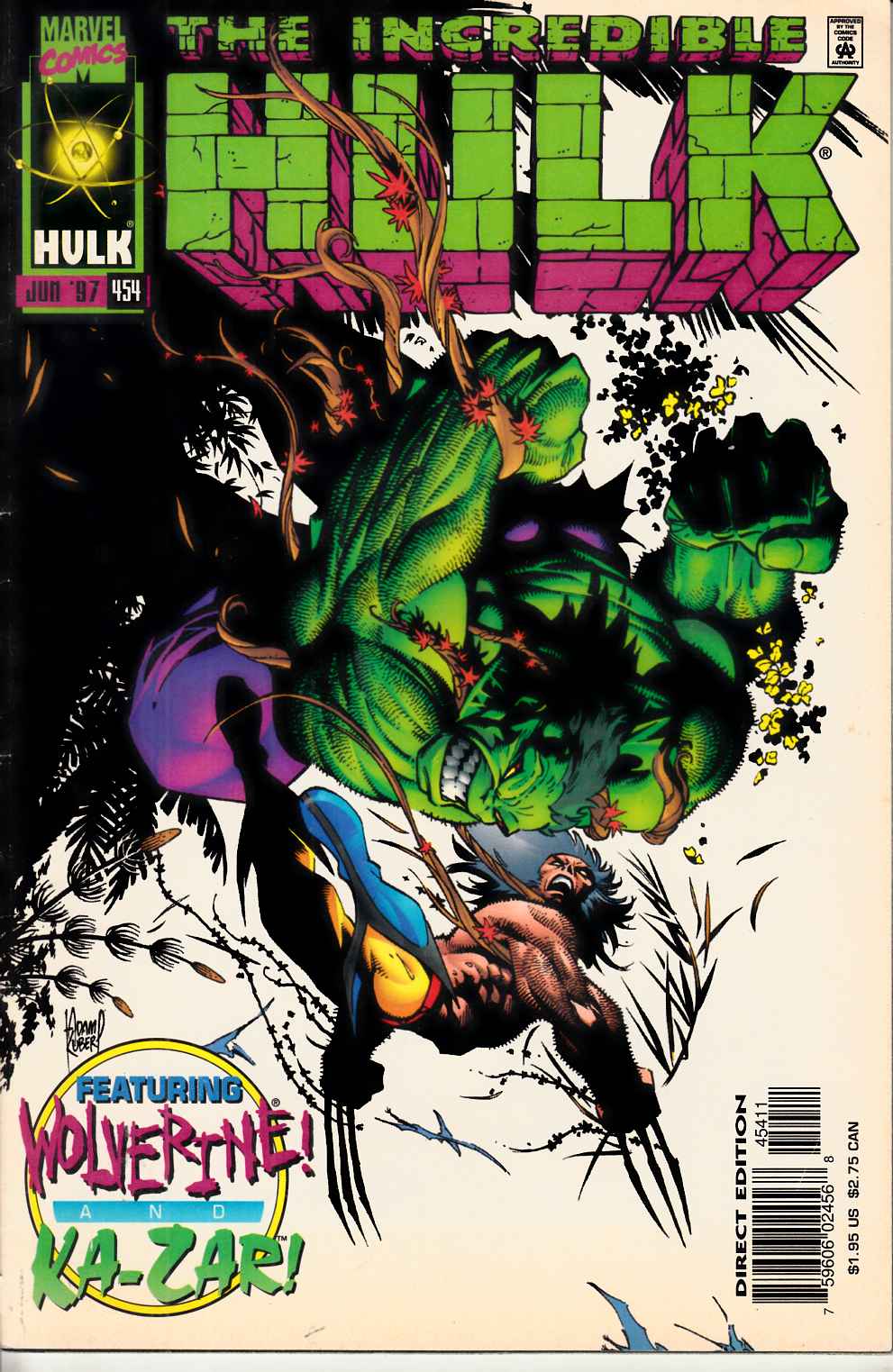 Incredible Hulk #454 Fine (6.0) [Marvel Comic] THUMBNAIL