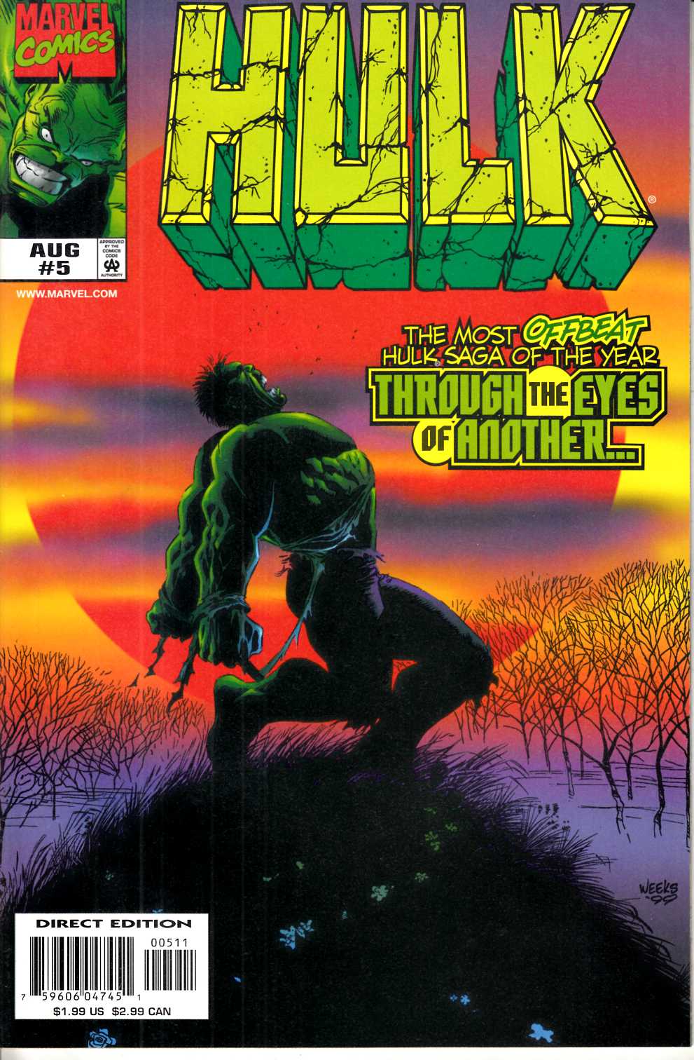 Incredible Hulk #5 Very Fine (8.0) [Marvel Comic] THUMBNAIL