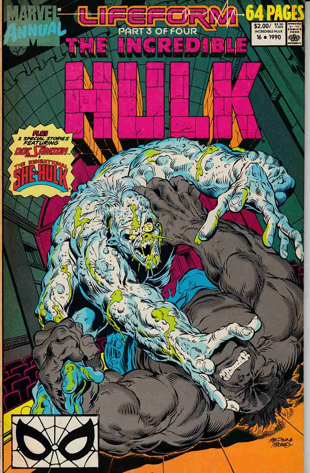 Incredible Hulk Annual #16 Very Good MInus (3.5) [Marvel Comic] THUMBNAIL