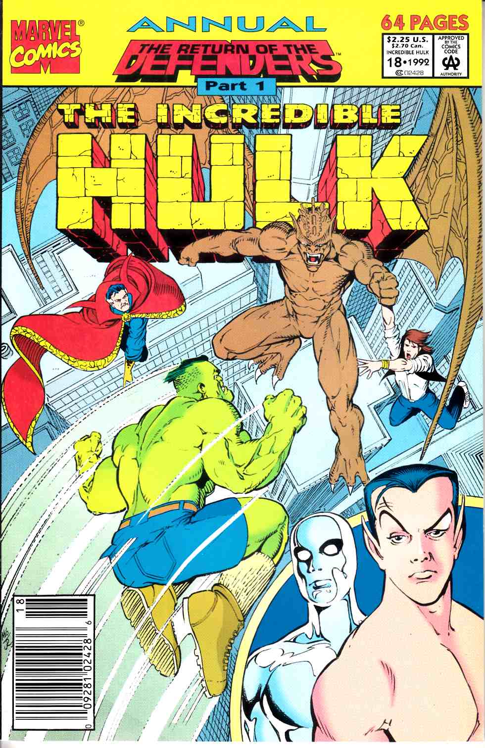 Incredible Hulk Annual #18 Very Fine (8.0) [Marvel Comic] THUMBNAIL