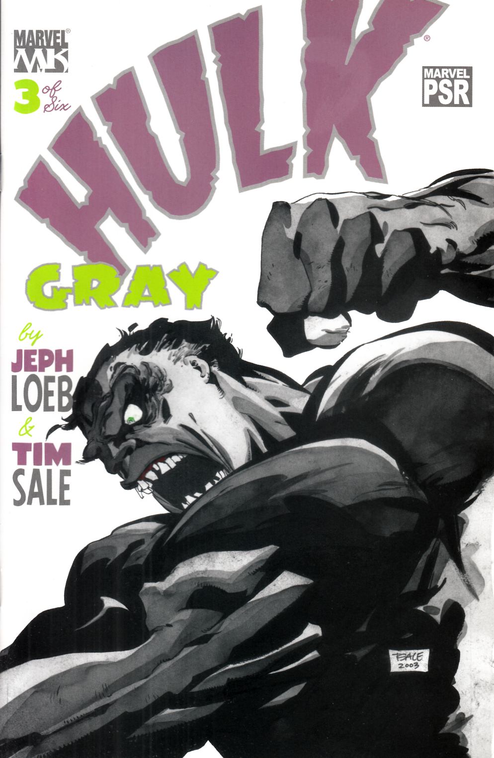Hulk Gray #3 Very Fine (8.0) [Marvel Comic] LARGE