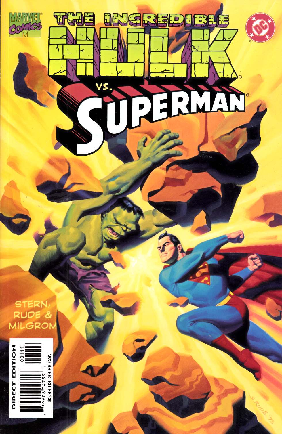 Incredible Hulk vs Superman #1 Near Mint (9.4) [Marvel Comic] THUMBNAIL