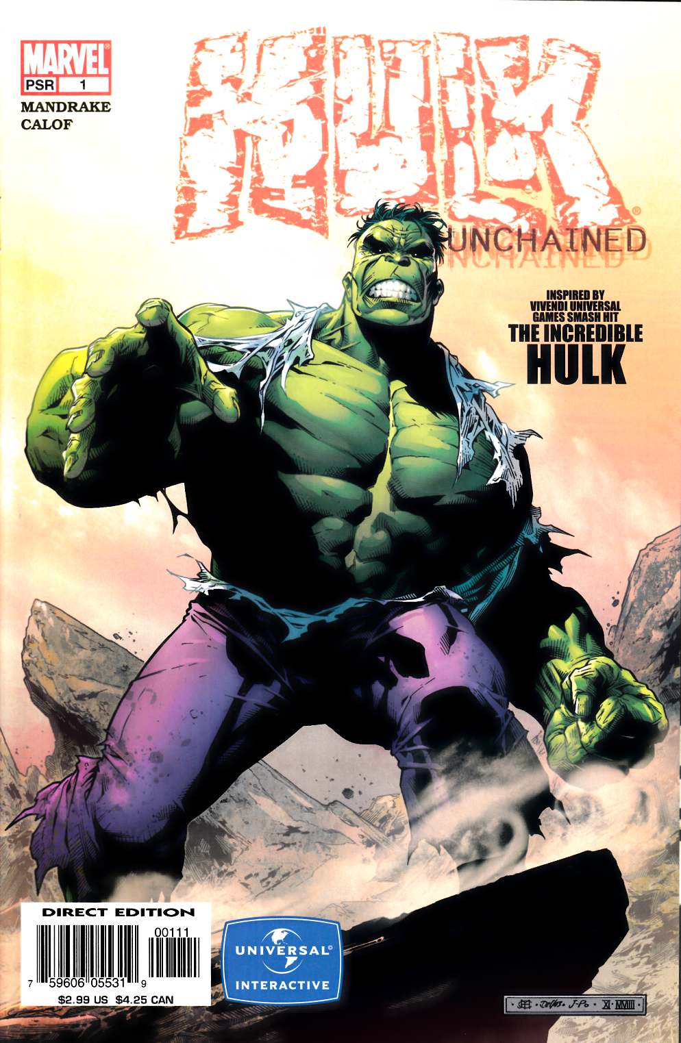 Hulk Unchained #1 Very Fine (8.0) [Marvel Comic] THUMBNAIL