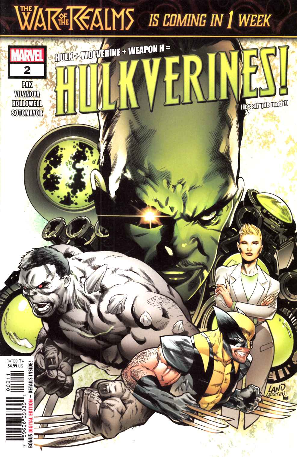 Hulkverines #2 Near Mint (9.4) [Marvel Comic] LARGE