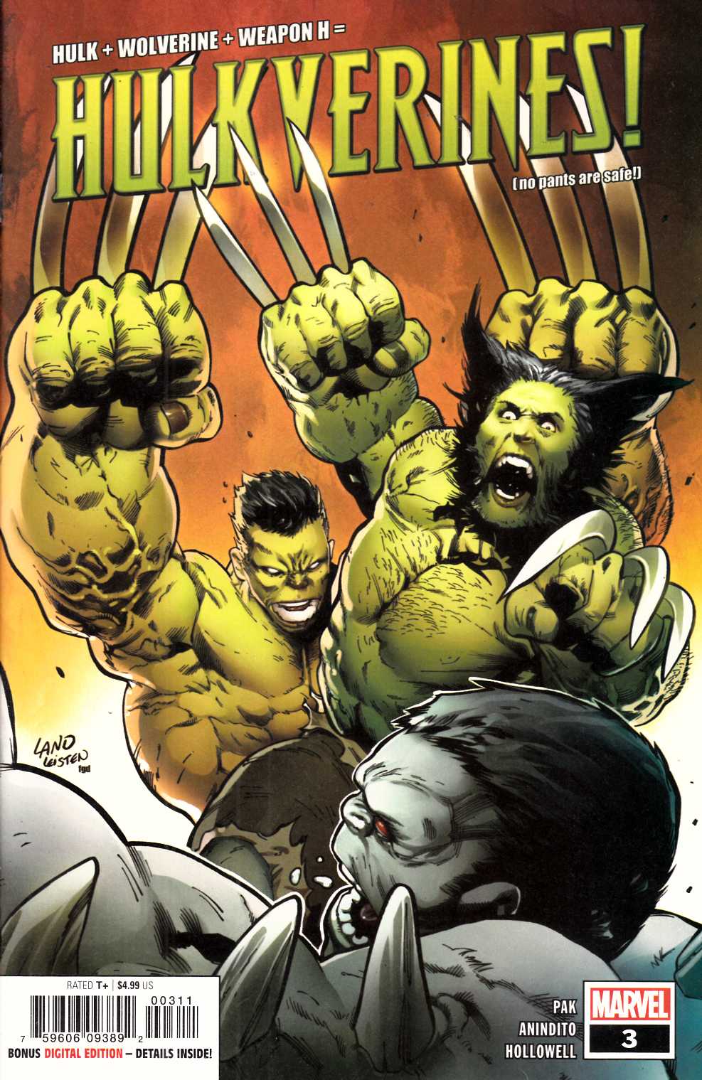 Hulkverines #3 Near Mint (9.4) [Marvel Comic] LARGE