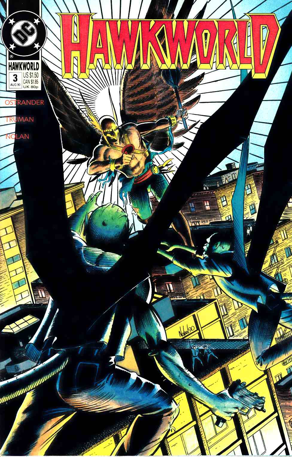 Hawkworld #3 Very Fine (8.0) [DC Comic] LARGE