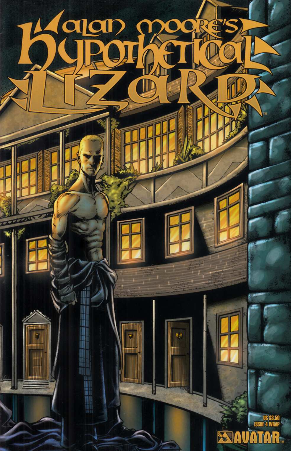 Alan Moore's Hypothetical Lizard #4 Wrap Cover Near Mint (9.4) [Avatar Comic] LARGE