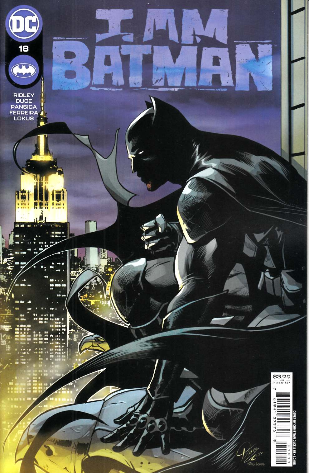 I Am Batman #18 Near Mint (9.4) [DC Comic] LARGE