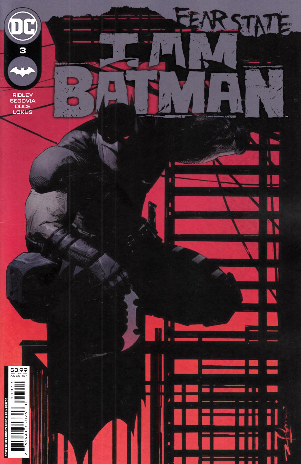 I Am Batman #3 Near Mint (9.4) [DC Comic] LARGE