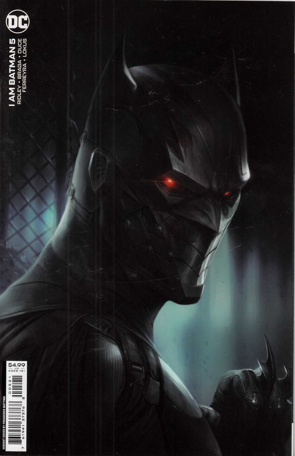 I Am Batman #5 Mattina Variant Cover Near Mint (9.4) [DC Comic] LARGE