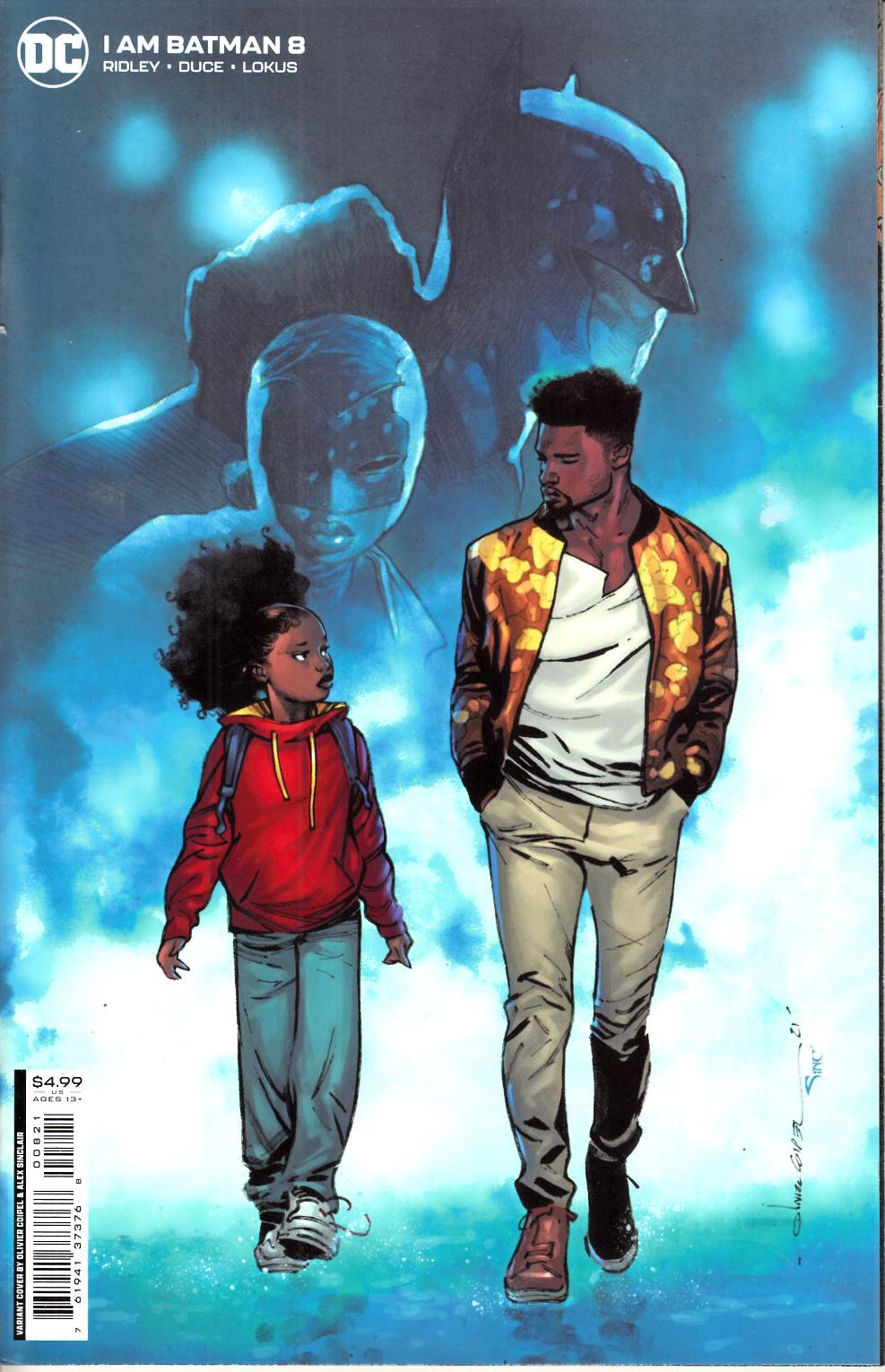 I Am Batman #8 Coipel Variant Cover Near Mint (9.4) [DC Comic] LARGE
